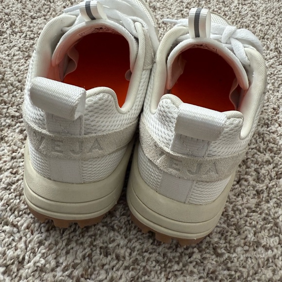 Veja White and Cream Women's Athletic Shoes - Picture 3 of 3